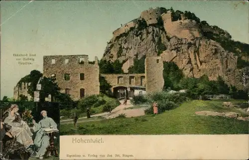 Ansichtskarte Singen (Hohentwiel) Burgruine 2 Bild 1902