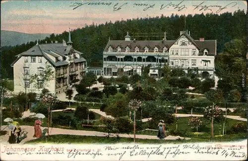 Ansichtskarte Clausthal-Zellerfeld Johanneser Kurhaus 1909