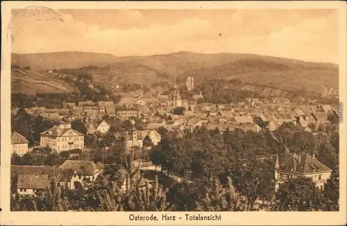 Ansichtskarte Osterode (Harz) Panorama-Ansicht 1926