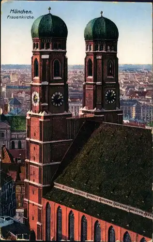 Ansichtskarte München Frauenkirche 1924