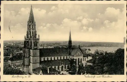 Ansichtskarte Konstanz Münster 1939