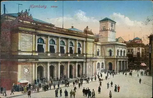 Ansichtskarte Hamburg Börse 1920