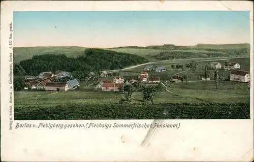 Ansichtskarte Höckendorf-Klingenberg (Sachsen) Stadtteil Borlas 1905