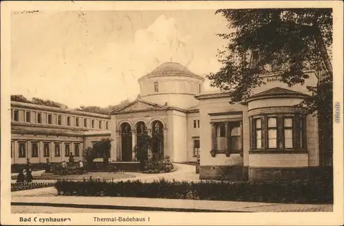 Ansichtskarte Bad Oeynhausen Thermal-Badehaus 1927