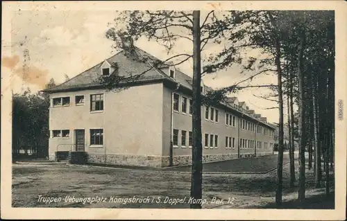 Ansichtskarte Königsbrück Kinspork Truppenübungsplatz 1930