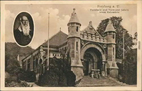 Ansichtskarte Freyburg (Unstrut) Ehrenhalle der Deutschen Turnerschaft 1936