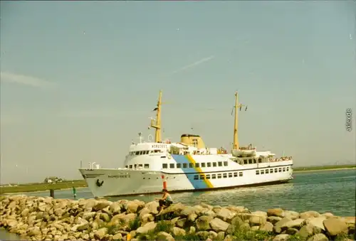 Ansichtskarte  Fährschiff "Nordsee I" 1999 Privatfoto 