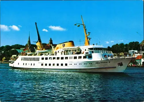 Ansichtskarte Flensburg Fährschiff MS "Seemöwe II" 1981