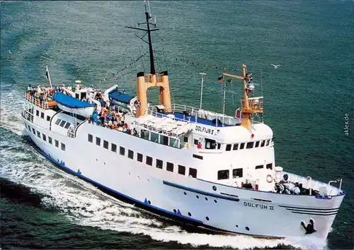 Ansichtskarte  Fährschiff Dolfijn II 1969