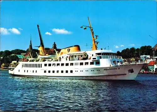 Ansichtskarte  Fährschiff MS "Seemöwe II" 1977