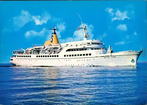 Ansichtskarte  Fährschiff MS "Baltic Star" 1989