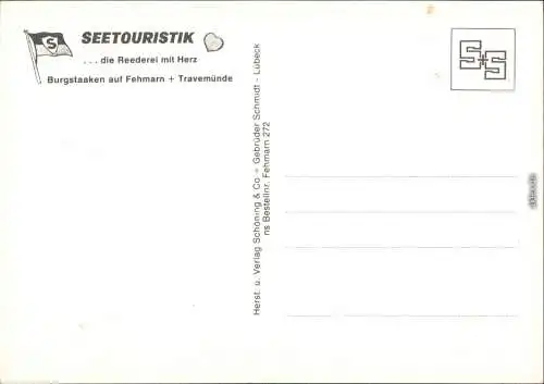 Fehmarn (Insel) Fähren Poseidon, Käpt'n Brass, Burgstaaken 1985