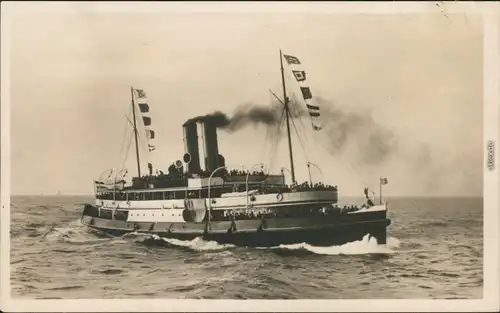 Norddeutscher Lloyd - Dampfer Vorwärts Ocean Comfort Company  Bremen 1925