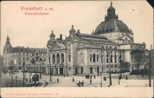 Ansichtskarte Frankfurt am Main Schauspielhaus 1915