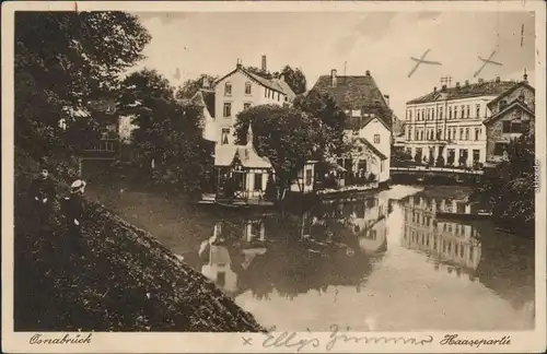 Ansichtskarte Osnabrück Haasepartie 1920