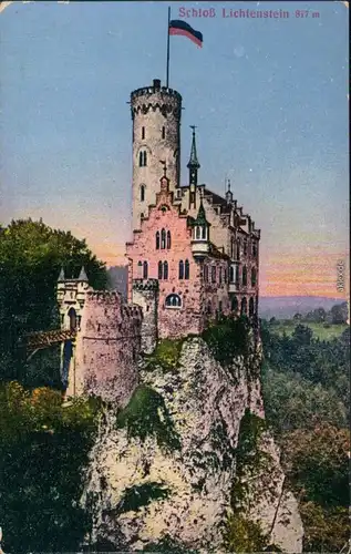 Ansichtskarte Lichtenstein (Württemberg) Schloss Lichtenstein 1920