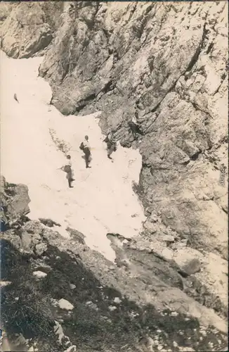 Ansichtskarte  Bergsteiger Alpen 2  1923