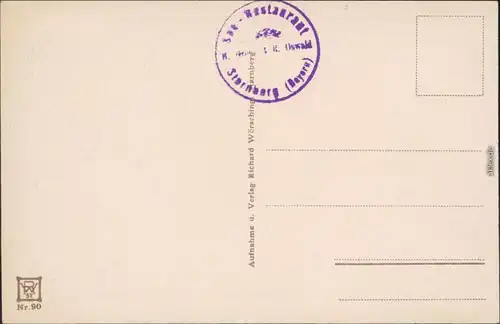 Ansichtskarte Starnberg Starnberg mit Zugspitze 1924