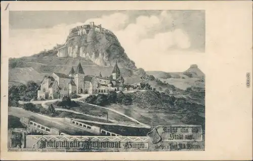 Ansichtskarte Singen (Hohentwiel) Festungsruine Hohentwiel 1905