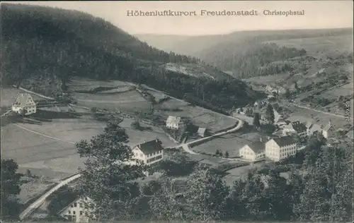 Ansichtskarte Freudenstadt Luftbild - Christophstal 1925