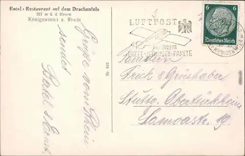 Königswinter Drachenfels - Burg, Nibelungenhalle, Rolandsbogen uvm. 1935