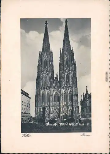 Ansichtskarte Köln Kölner Dom 1925