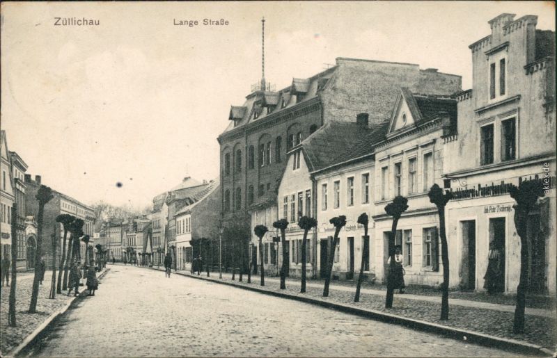 Züllichau Sulechów Partie in der Zollstraße Grünberg Zielona Góra 1906