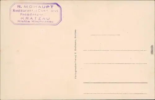 Kratzau Chrastava 4 Bild Conditorei Mohaupt, Jausenstation b Liberec 1926