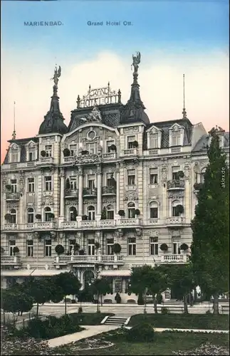Marienbad Mariánské Lázně Grand Hotel Ott b Eger Cheb 1911
