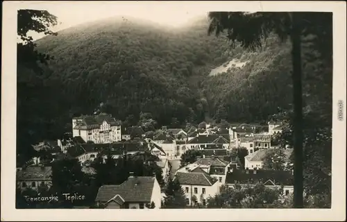 Trentschin-Teplitz Trenčianske Teplice Trencsénteplic Stadt Straßenblick 1929