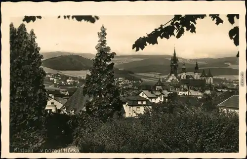 Ansichtskarte Klattau Klatovy Blick auf die Stadt 1942 