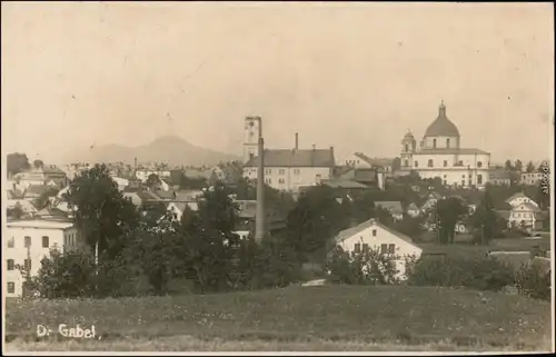 Deutsch Gabel Jablonné v Podještědí Blick auf  Fabrik b Gablonz 1930