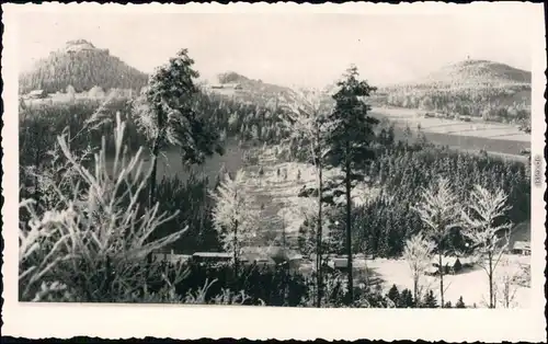 Tollenstein-Sankt Georgenthal Rozhled Jiřetín pod Jedlovou Winterpartie 1934 