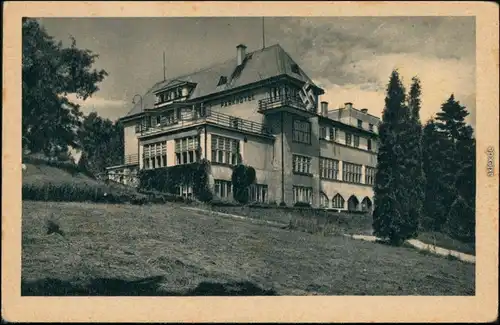 Ansichtskarte Morchenstern Smržovka Parkhotel b reichenberg Liberec 1939