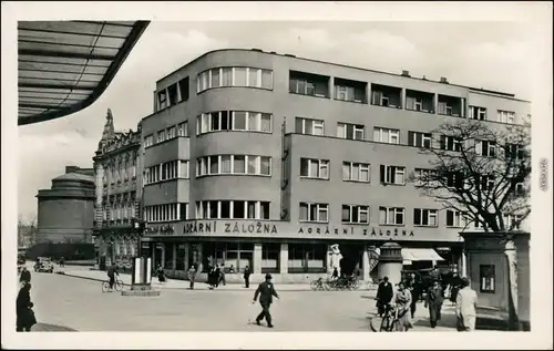 Ansichtskarte Königgrätz Hradec Králové Straßenpartie - Geschäft 1932 