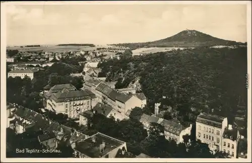 Ansichtskarte Tetschen-Bodenbach Decín Stadt - Straßenblick 1931 