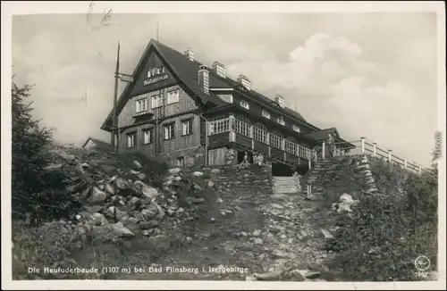 Bad Flinsberg Świeradów-Zdrój Heufuderbaude/Schronisko Na Stogu Izerskim g1930