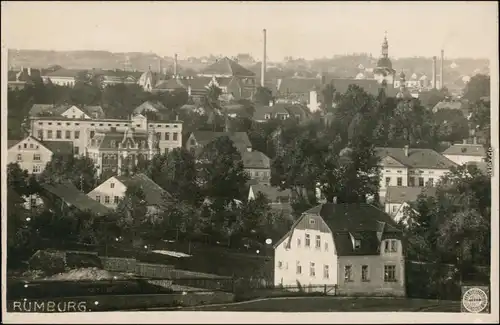 Ansichtskarte Rumburg Rumburk Stadtpartie b  Děčín Tetschen  Böhmen 1929