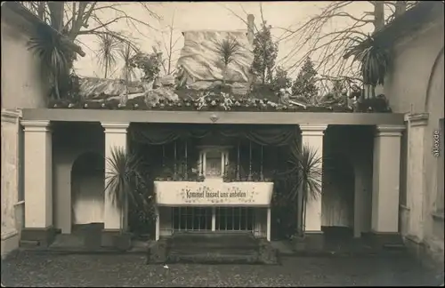 Niemes Mimoň Ostern - Auferstehungsfeier - Kirche b Leipa Liberec 1928