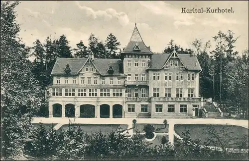 Schluckenau Šluknov Karltal-Kurhotel b	Tetschen Děčín Rumburg  1915