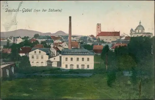 Deutsch Gabel Jablonné v Podještědí Fabrikanlage b Gablonz Liberec 1914