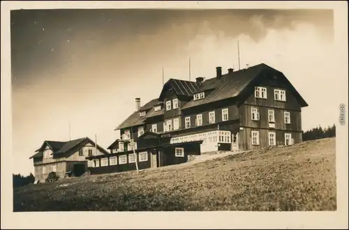 Groß Aupa-Petzer Velká Úpa Pec pod Sněžkou Baude auf dem Fuchsberg 1934 