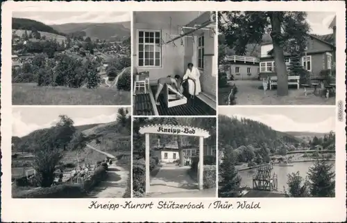 Ansichtskarte Stützerbach Ansichten, Sanatorium - innen und außen 1960 