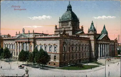 Ansichtskarte Leipzig Reichsgerichtsgebäude / Bundesverwaltungsgericht 1911