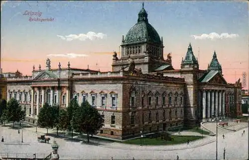 Ansichtskarte Leipzig Reichsgerichtsgebäude / Bundesverwaltungsgericht 1911