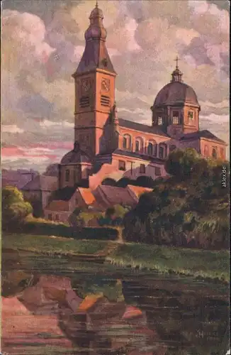 Ansichtskarte Gent Ghent (Gand) Eglise St. Pierre/Künstlerkarte Kirche 1914 