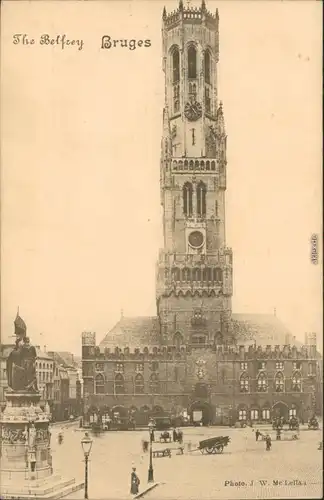 Postkaart Brügge Brugge | Bruges Belfried / Belfort / Beffroi 1915 