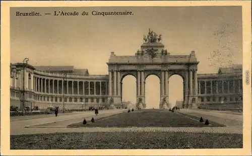 Ansichtskarte Brüssel Bruxelles L Arcade du Cinquantenaire 1932 
