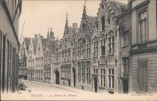 Ansichtskarte Brügge Brugge | Bruges La Maison des Metiers 1917 