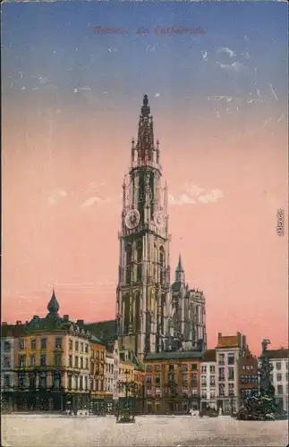 Ansichtskarte Antwerpen Anvers Kathedrale zu Antwerpen / Hofkirche 1905